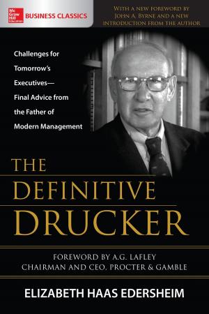 Book cover of The Definitive Drucker