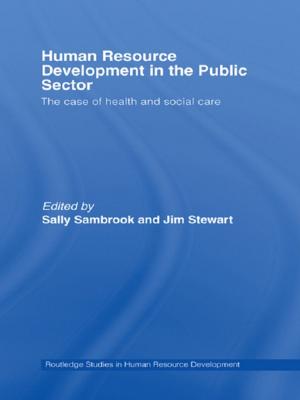 Cover of the book Human Resource Development in the Public Sector by J. A. Hobson
