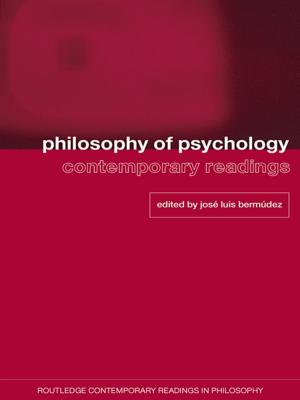 Cover of the book Philosophy of Psychology: Contemporary Readings by Zhang Weiying