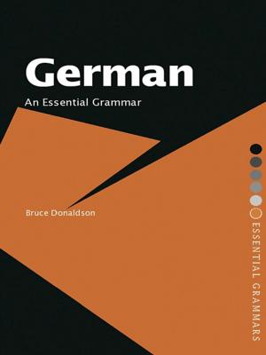 Cover of German: An Essential Grammar