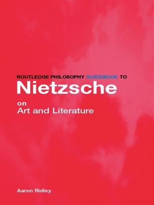 Cover of the book Routledge Philosophy GuideBook to Nietzsche on Art by David W. Jones