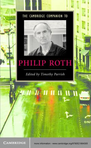 Cover of the book The Cambridge Companion to Philip Roth by Lakshmi Menon