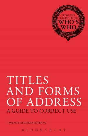 Cover of the book Titles and Forms of Address by Dr. Alexis L. Boylan