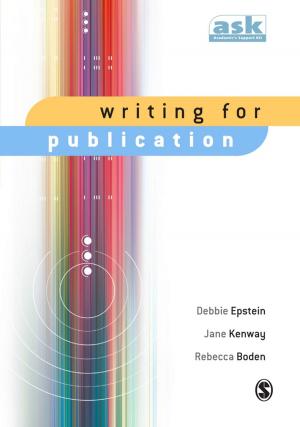 Book cover of Writing for Publication