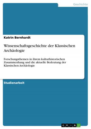 Cover of the book Wissenschaftsgeschichte der Klassischen Archäologie by Annika Früh