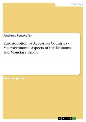 Cover of the book Euro Adoption by Accession Countries - Macroeconomic Aspects of the Economic and Monetary Union by Annett Oswald