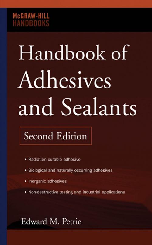 Cover of the book Handbook of Adhesives and Sealants by Edward M. Petrie, McGraw-Hill Education