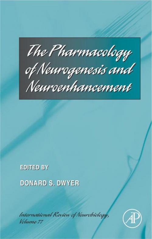 Cover of the book The Pharmacology of Neurogenesis and Neuroenhancement by Donard Dwyer, Elsevier Science