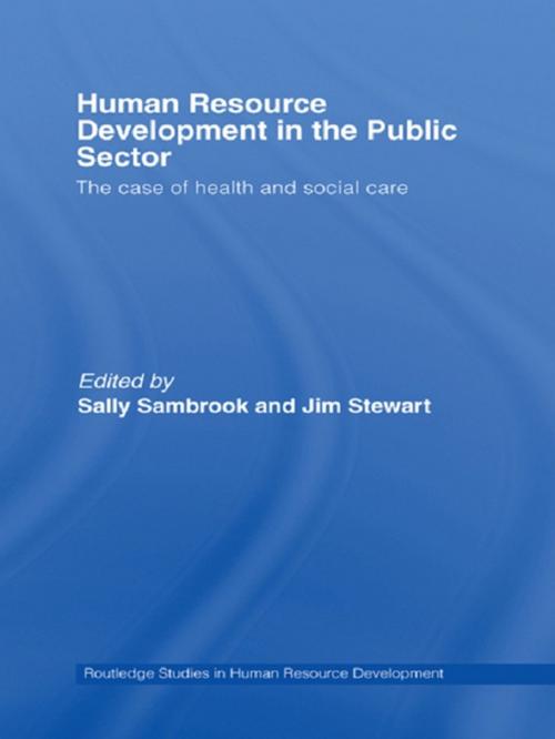 Cover of the book Human Resource Development in the Public Sector by , Taylor and Francis