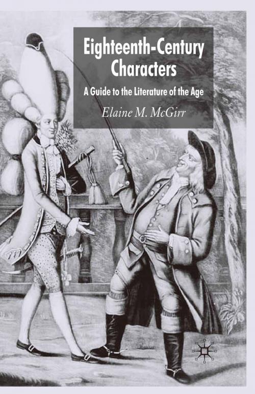 Cover of the book Eighteenth-Century Characters by E. McGirr, Macmillan Education UK