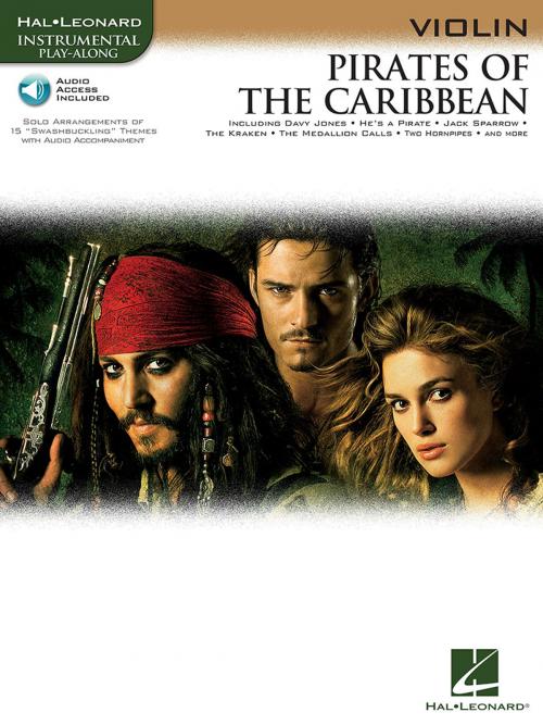 Cover of the book Pirates of the Caribbean for Violin by Klaus Badelt, Hal Leonard