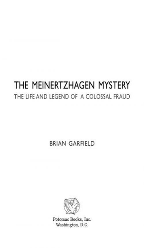 Cover of the book The Meinertzhagen Mystery by Brian Garfield, Potomac Books Inc.