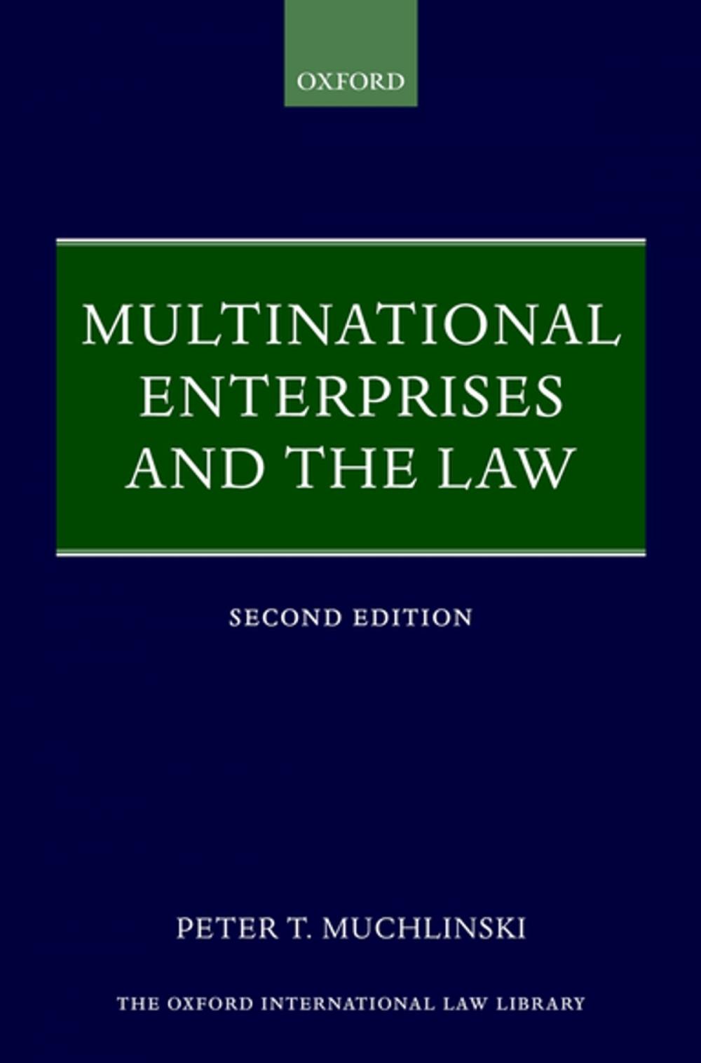 Big bigCover of Multinational Enterprises and the Law