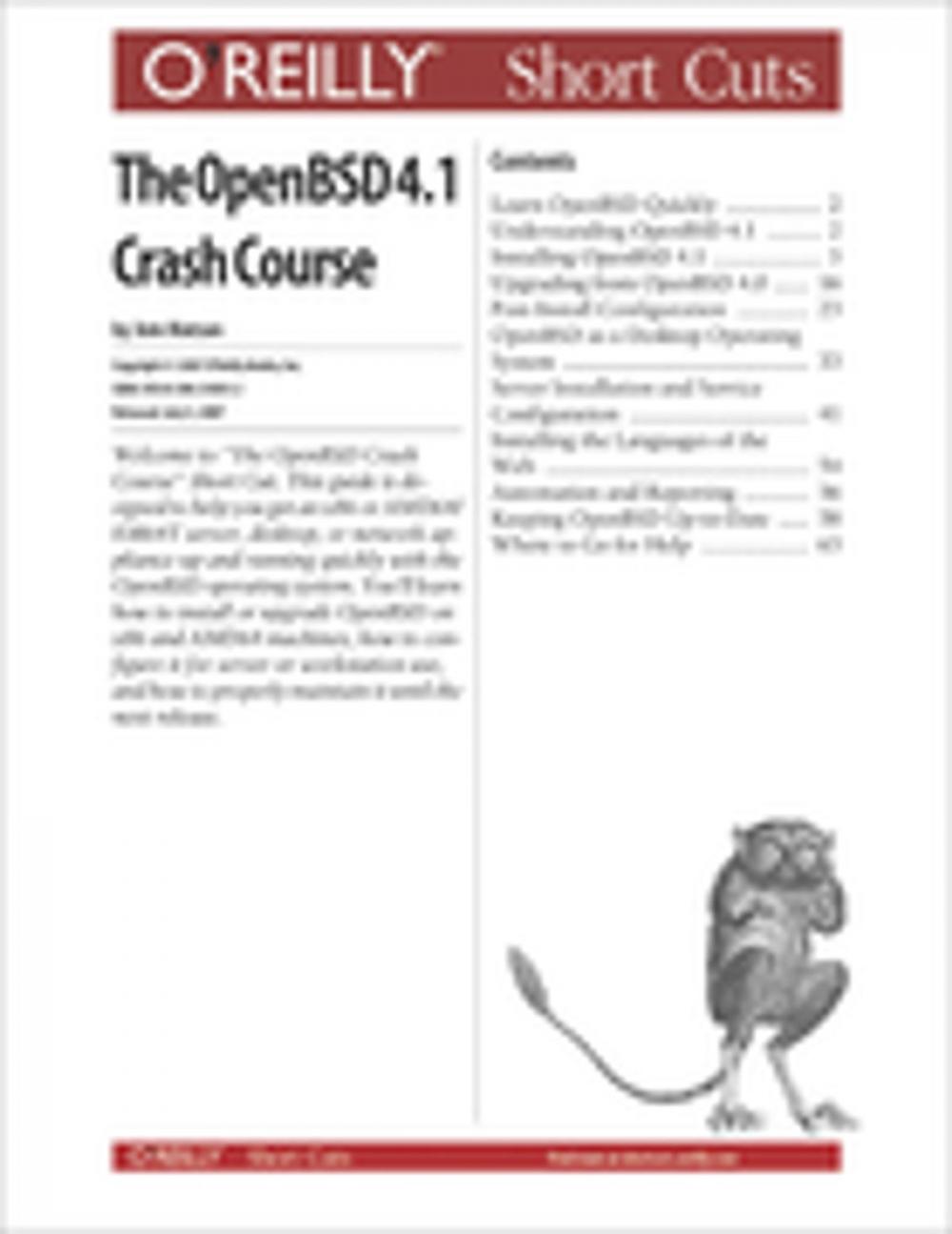 Big bigCover of The OpenBSD 4.0 Crash Course