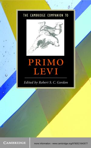 Cover of the book The Cambridge Companion to Primo Levi by Colm Gillis