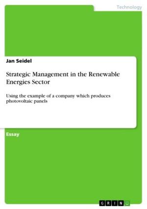 Cover of the book Strategic Management in the Renewable Energies Sector by Stephan Braun