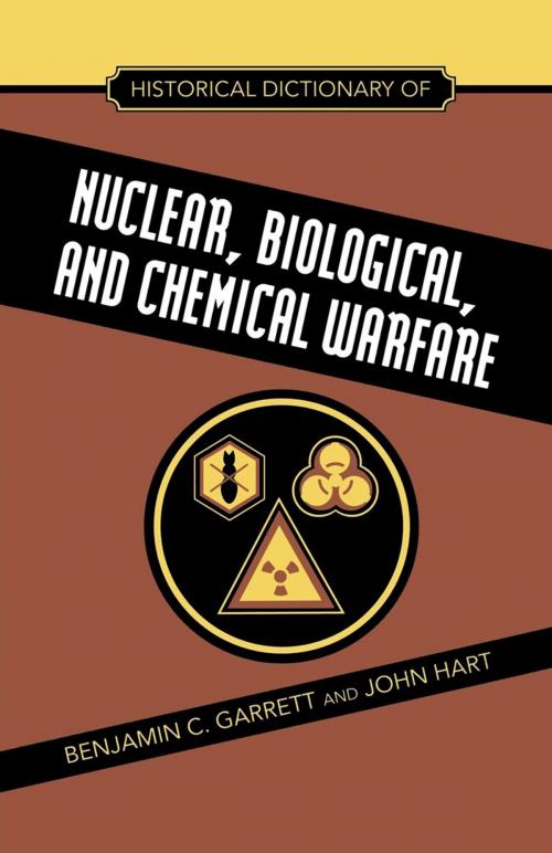 Cover of the book Historical Dictionary of Nuclear, Biological and Chemical Warfare by Benjamin C. Garrett, John Hart, Scarecrow Press