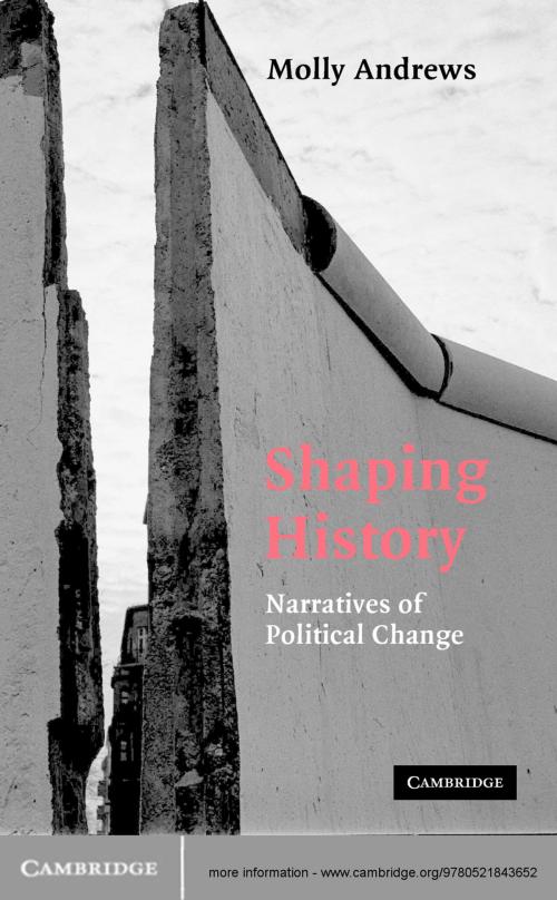Cover of the book Shaping History by Molly Andrews, Cambridge University Press