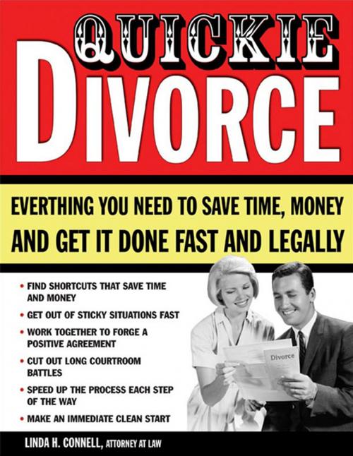 Cover of the book Quickie Divorce by Linda Connel, Sourcebooks
