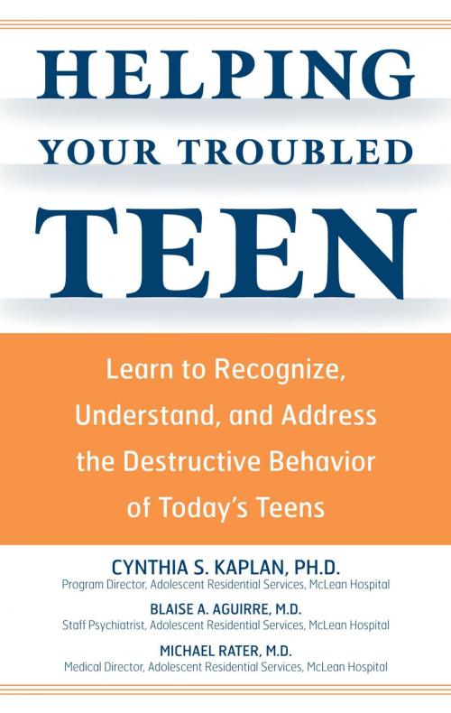 Cover of the book Helping Your Troubled Teen: Learn to Recognize, Understand, and Address the Destructive Behavior of Today's Teens and Preteens by Cynthia S Kaplan, Blaise Aguirre, Michael Rater, Fair Winds Press