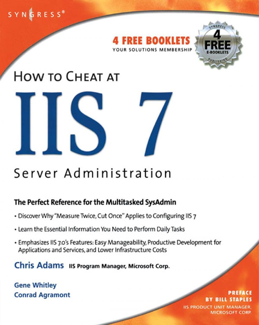 Big bigCover of How to Cheat at IIS 7 Server Administration
