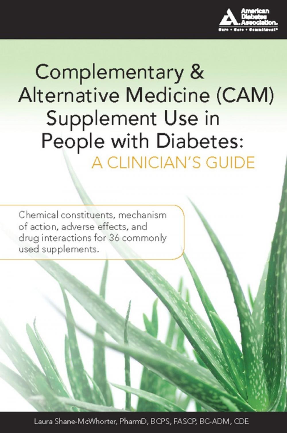 Big bigCover of Complementary and Alternative Medicine (CAM) Supplement Use in People with Diabetes: A Clinician's Guide