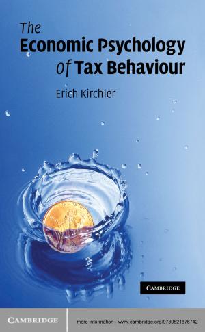 Cover of the book The Economic Psychology of Tax Behaviour by Andrea Ruddick