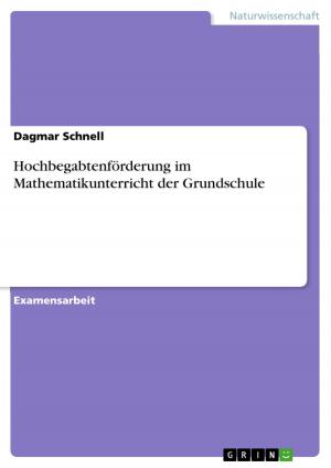 Cover of the book Hochbegabtenförderung im Mathematikunterricht der Grundschule by Andreas Krumwiede