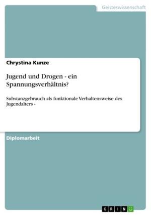 Cover of the book Jugend und Drogen - ein Spannungsverhältnis? by Wiebke Schröder