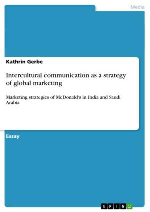 Cover of the book Intercultural communication as a strategy of global marketing by Robert Stolt
