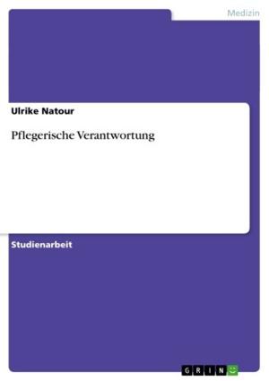 Cover of the book Pflegerische Verantwortung by Jenny Reith