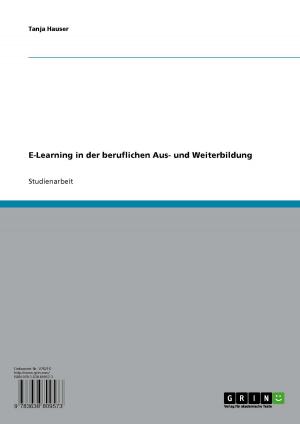 Cover of the book E-Learning in der beruflichen Aus- und Weiterbildung by Daniel Herrmann
