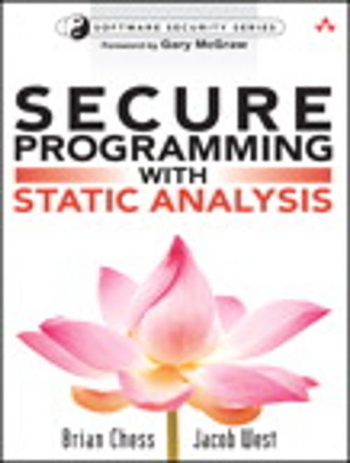 Cover of the book Secure Programming with Static Analysis by Brian Chess, Jacob West, Pearson Education