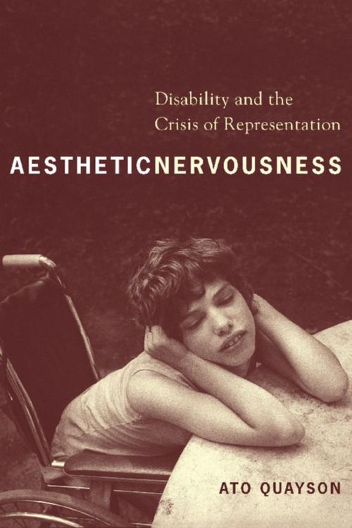 Cover of the book Aesthetic Nervousness by Ato Quayson, Columbia University Press