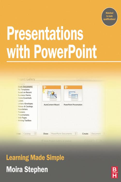 Cover of the book Presentations with PowerPoint by MOIRA Stephen, Taylor and Francis