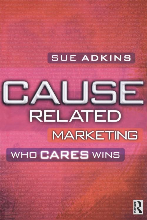 Cover of the book Cause Related Marketing by Sue Adkins, Taylor and Francis