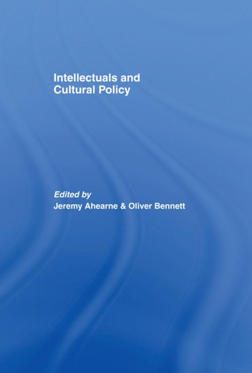Cover of the book Intellectuals and Cultural Policy by , Taylor and Francis