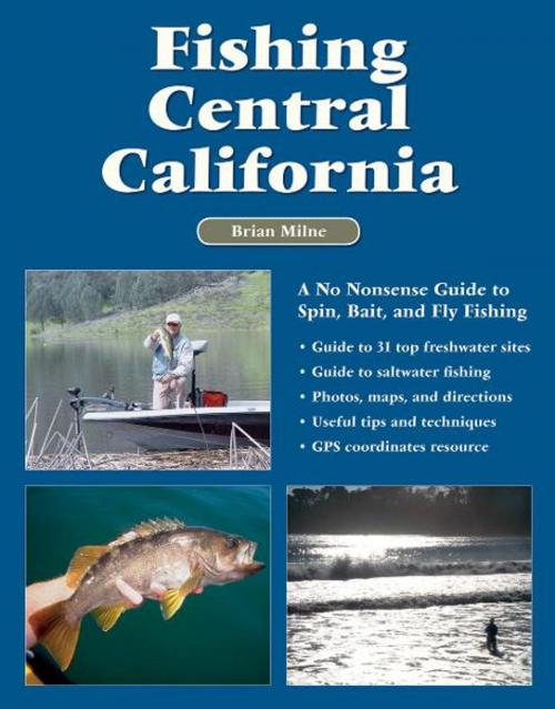Cover of the book Fishing Central California by Brian Milne, No Nonsense Fly Fishing Guidebooks