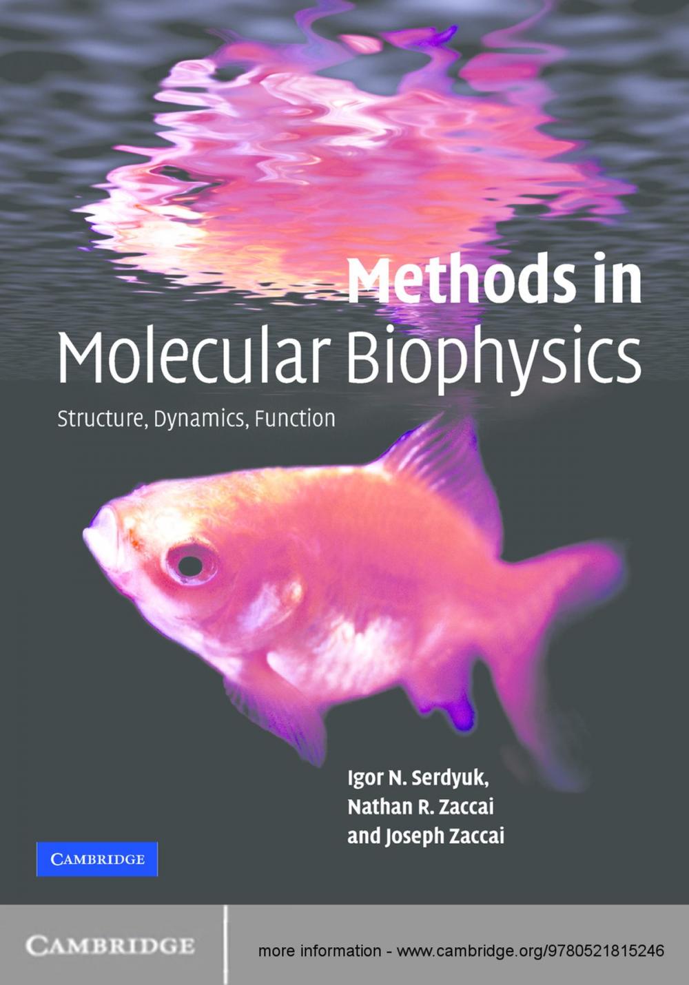 Big bigCover of Methods in Molecular Biophysics