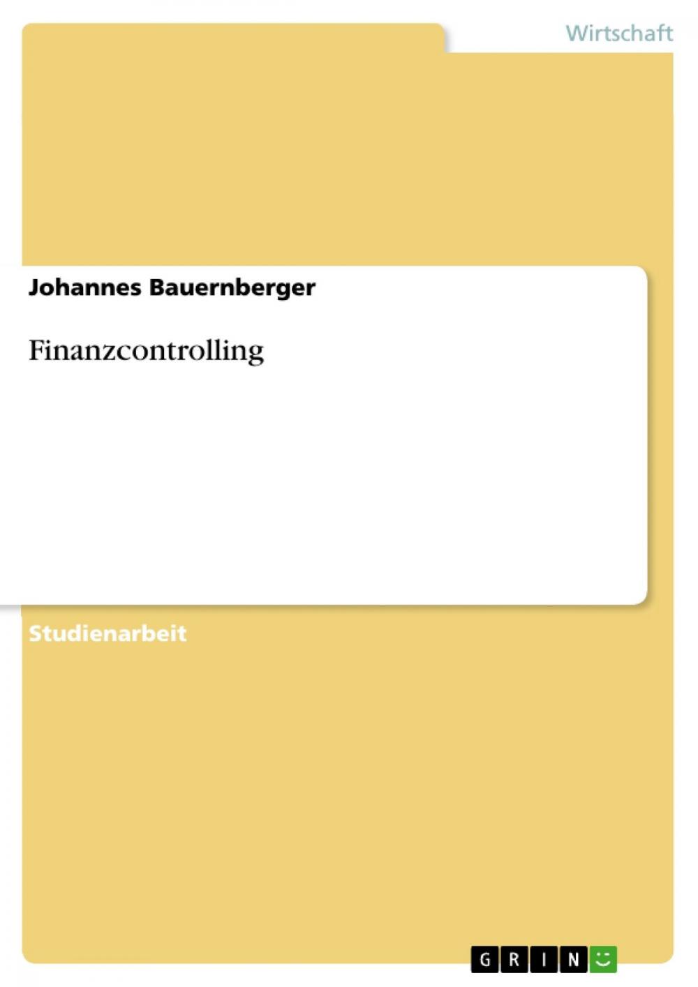 Big bigCover of Finanzcontrolling