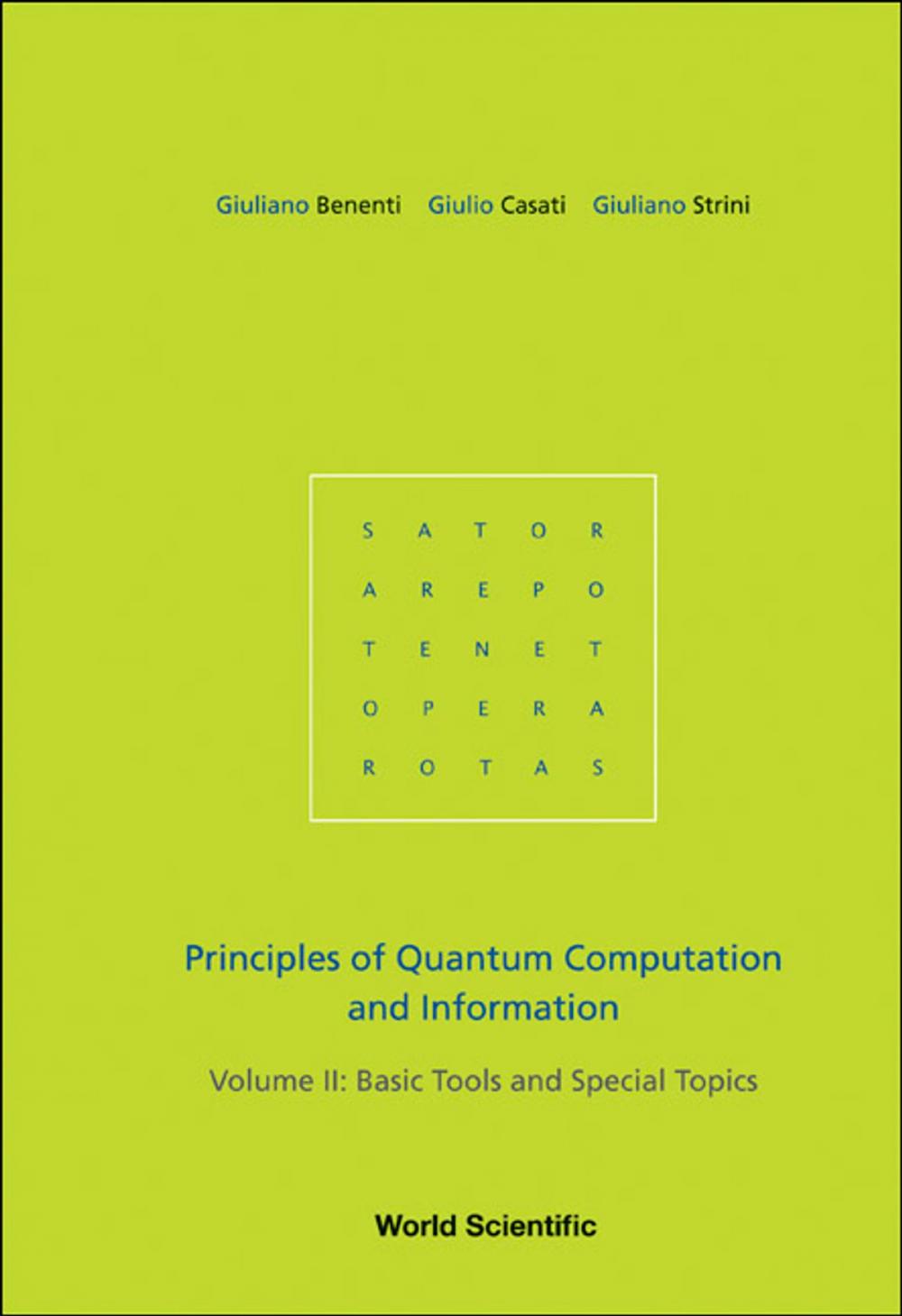 Big bigCover of Principles of Quantum Computation and Information