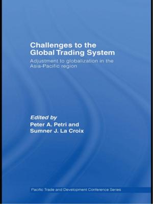 Cover of the book Challenges to the Global Trading System by Philippe Van Parijs, Yannick Vanderborght, León Muñoz Santini