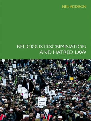 Cover of the book Religious Discrimination and Hatred Law by Anne-Marie Kilday