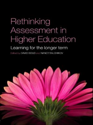 Cover of the book Rethinking Assessment in Higher Education by 