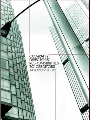 Cover of the book Company Directors' Responsibilities to Creditors by David R. Marples