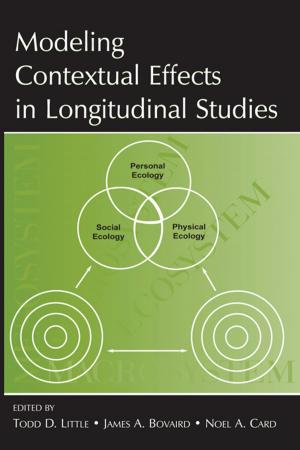 Cover of the book Modeling Contextual Effects in Longitudinal Studies by Carol M Connell