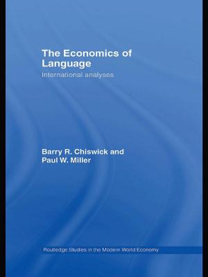Cover of the book The Economics of Language by David Beach