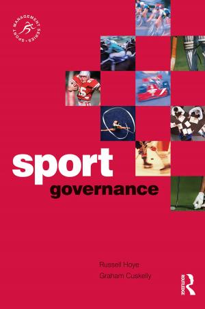 Cover of the book Sport Governance by Ewa A. Golebiowska