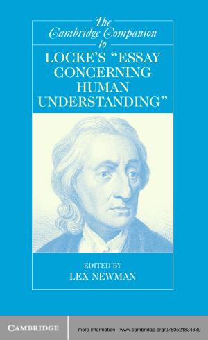 Cover of the book The Cambridge Companion to Locke's 'Essay Concerning Human Understanding' by Renée Jeffery