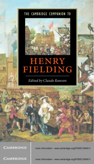Cover of the book The Cambridge Companion to Henry Fielding by Dave Elder-Vass